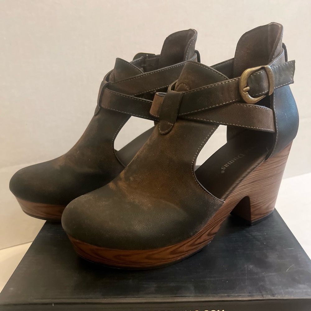 Pierre Dumas Buckle Clogs